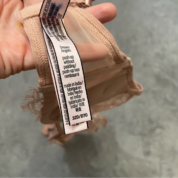 New! Victoria’s Secret Dream Angels Evening Nude Lace Balcony Bra 4867 - Picture 5 of 8